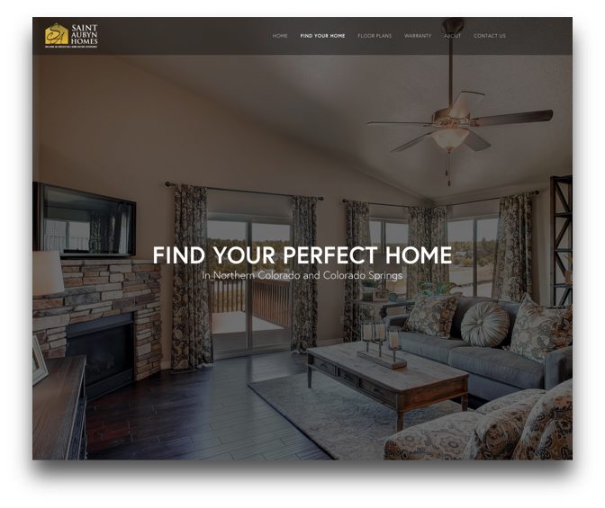 marketing for home builders website redesign after