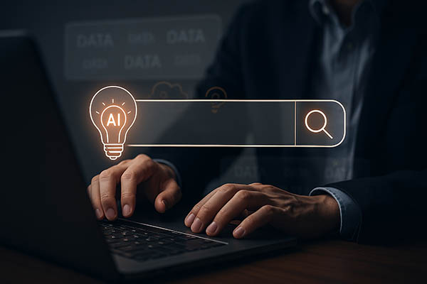 Buyer using AI search tools